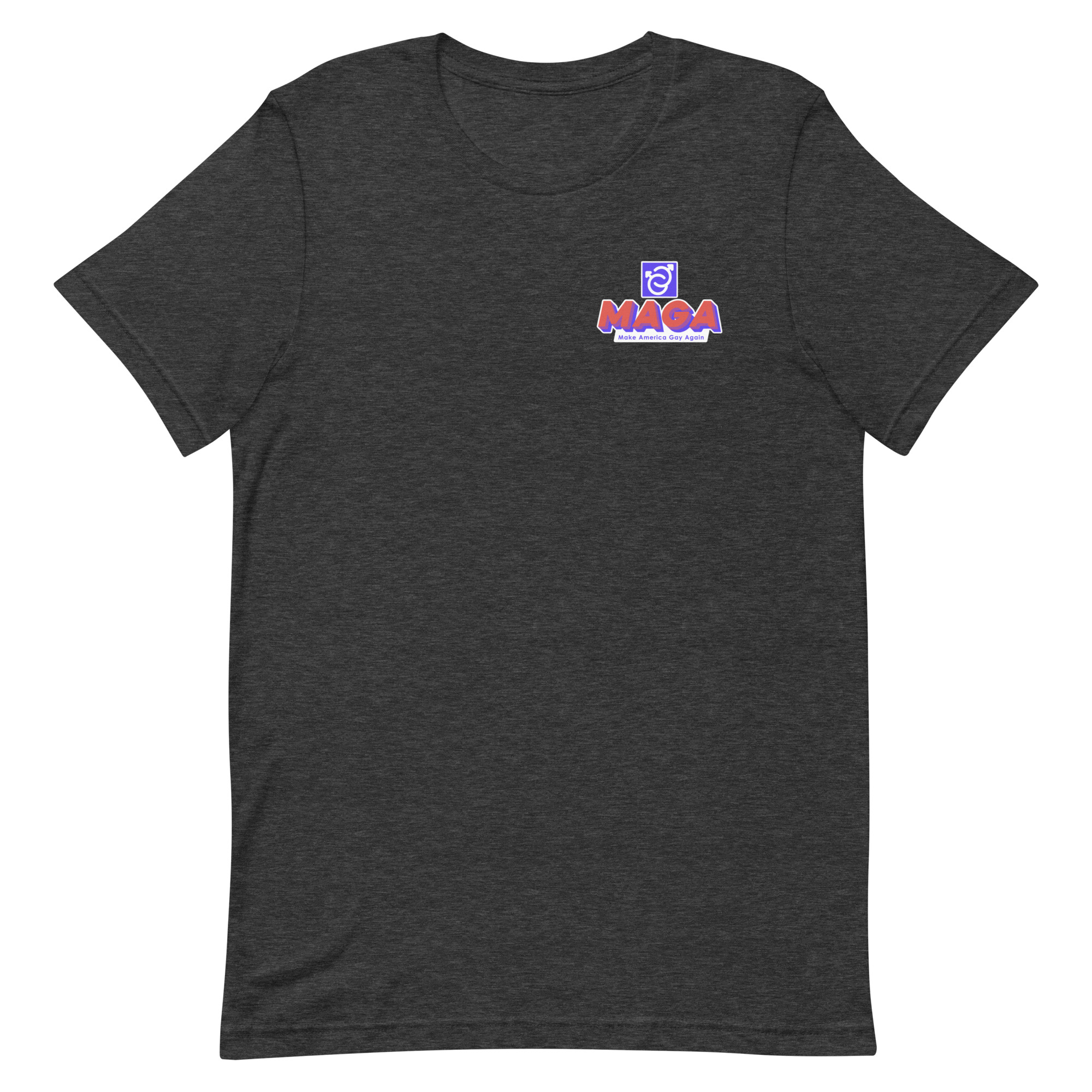 Make America Gay Again Unisex tee (Upper left booby region version) - Image 7