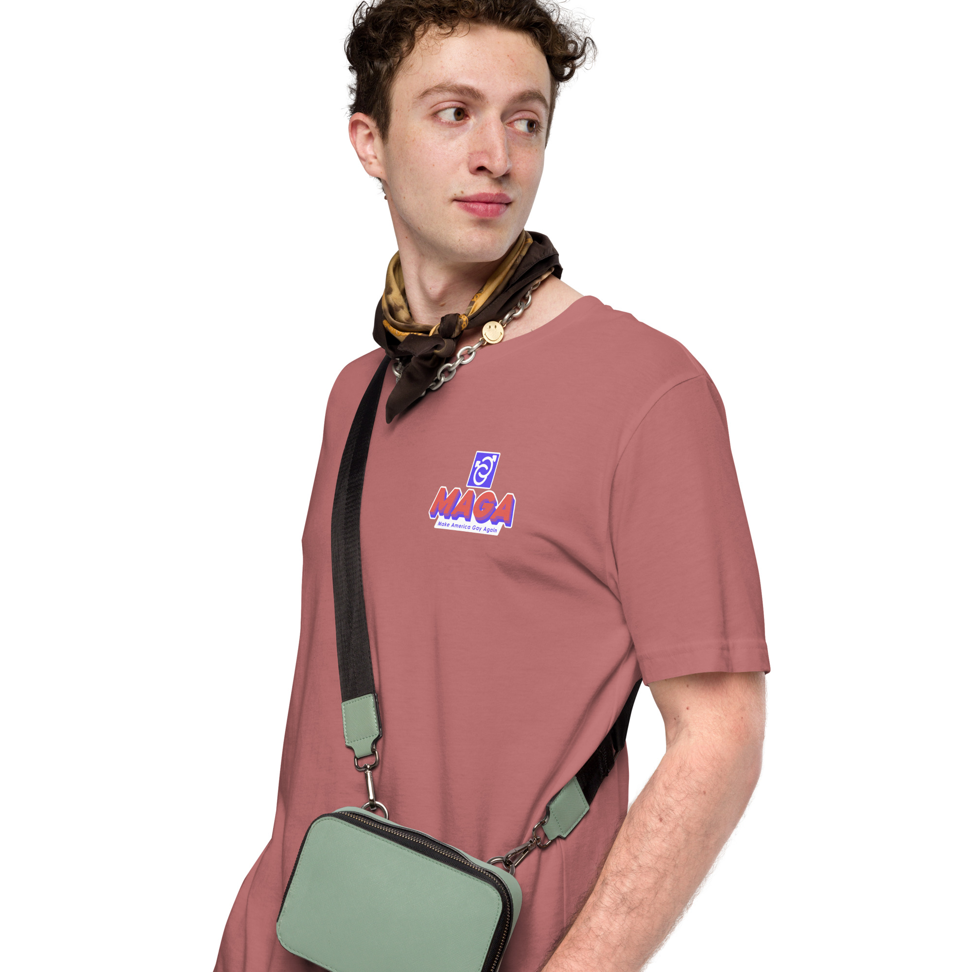 Make America Gay Again Unisex tee (Upper left booby region version) - Image 3